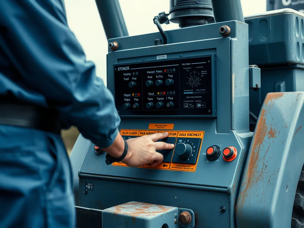 Control panel of a paver machine showing settings for different asphalt mixes