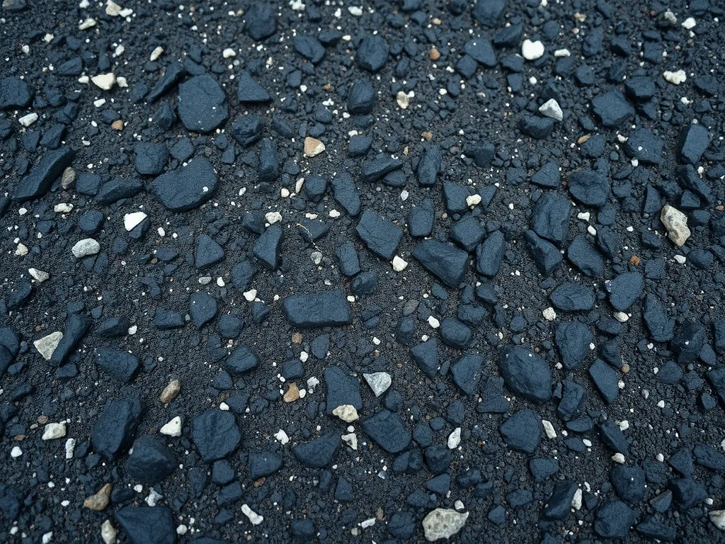 Close-up of various aggregates used in quality testing methods for construction.
