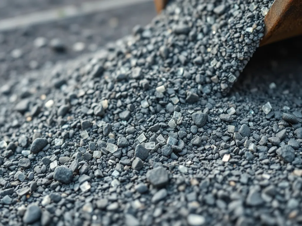 Granular materials illustrating the role of additives in improving asphalt properties