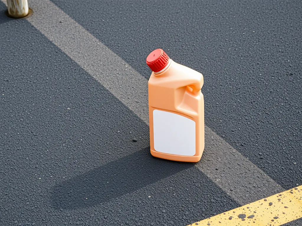 Orange cleaning solution for effective asphalt maintenance