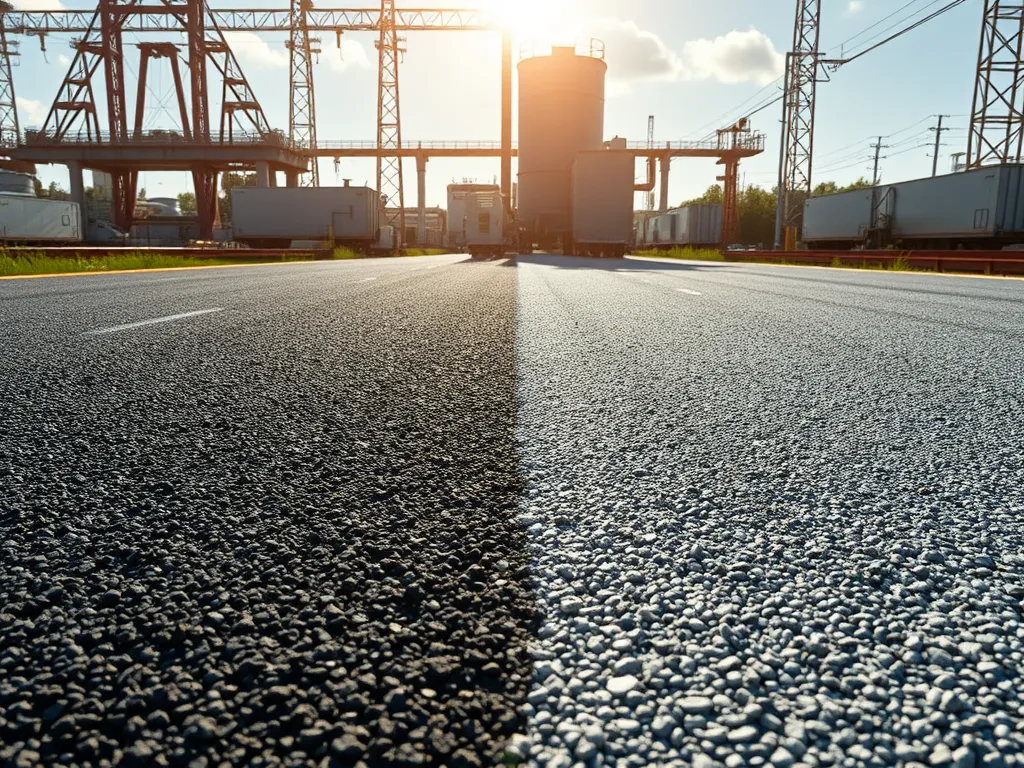 Different asphalt colors with a focus on selection criteria for choosing asphalt colors.