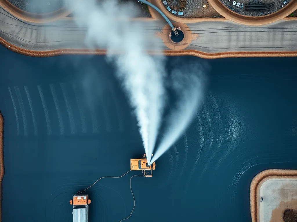 Asphalt cooling techniques using water misting equipment to lower surface temperatures.
