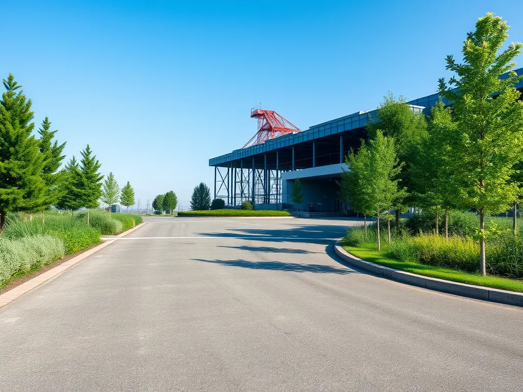 Commercial driveway showcasing asphalt pavement for cost-effectiveness in commercial settings