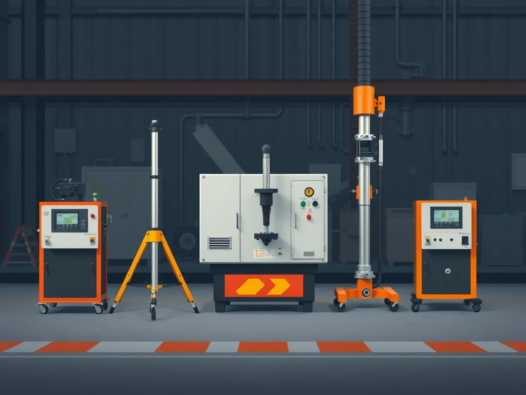Machinery used for conducting durability tests on asphalt