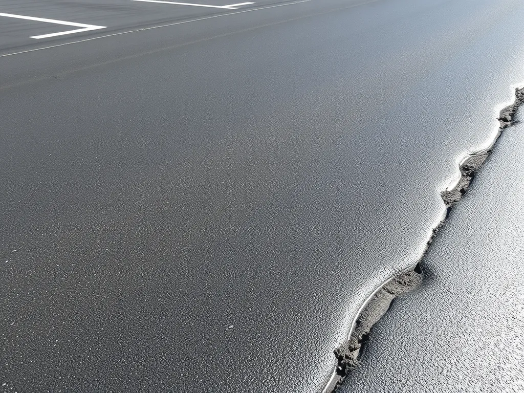 Freshly paved asphalt surface demonstrating expert craftsmanship in asphalt consulting.