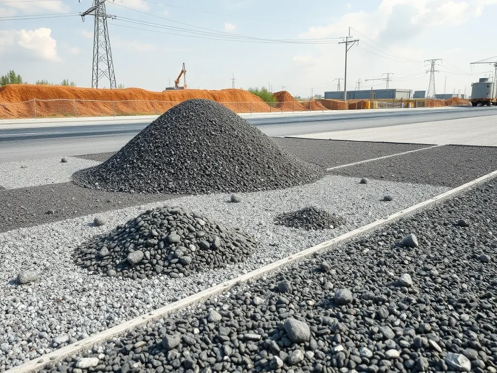 Different Types of Asphalt Fillers Including Aggregates and Graded Materials
