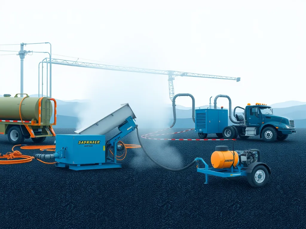 Asphalt heating equipment used for effective asphalt heating methods.