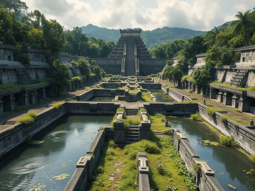 An ancient civilization site showcasing asphalt's use in construction and infrastructure.