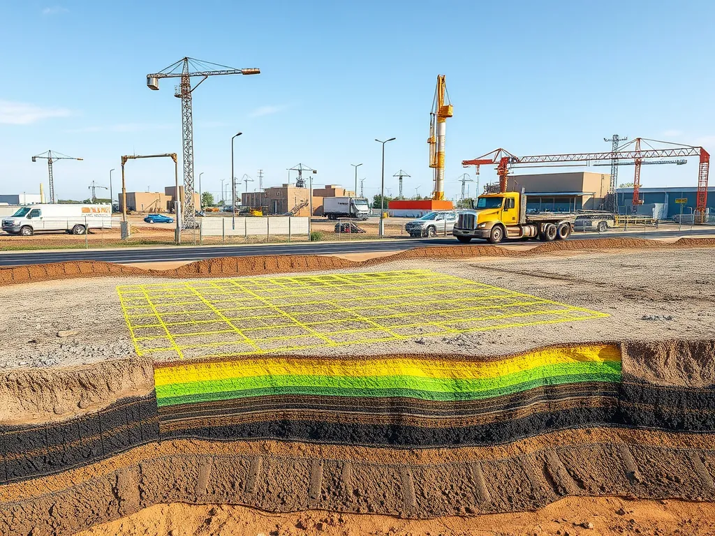 Detailed view of asphalt layer structures for effective maintenance in varying climates.