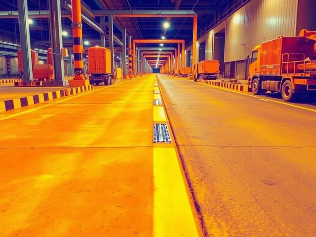 Image showing the inside of a facility monitoring asphalt pavement performance