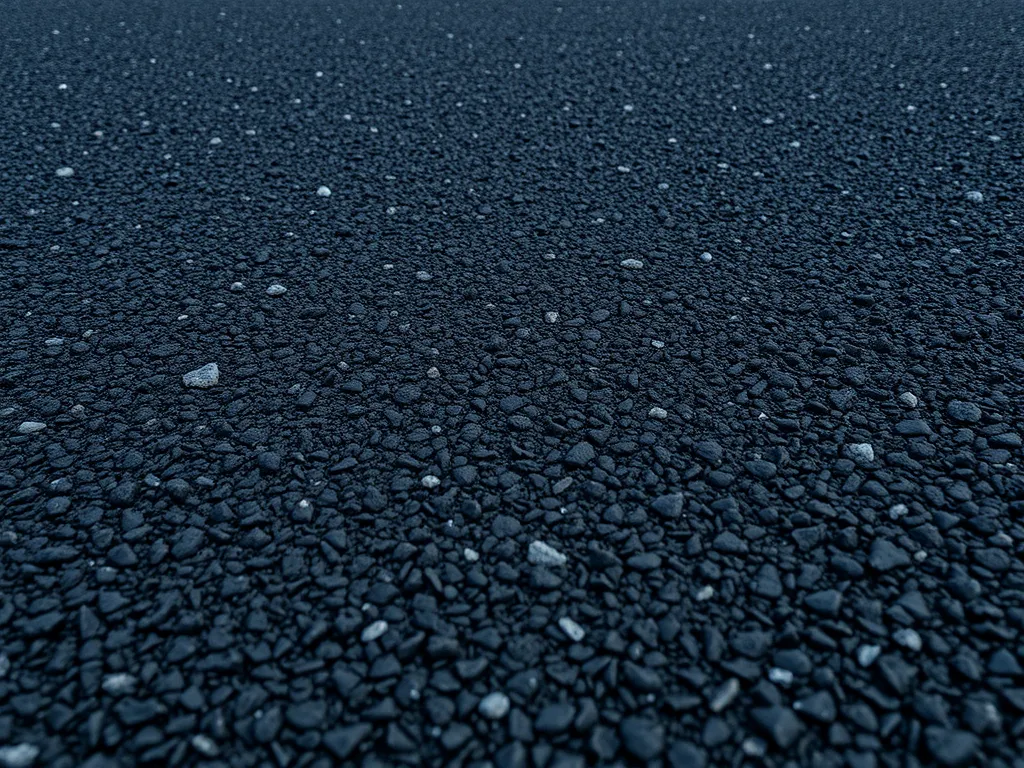 Close-up view of asphalt paving surface for permits and regulations guide