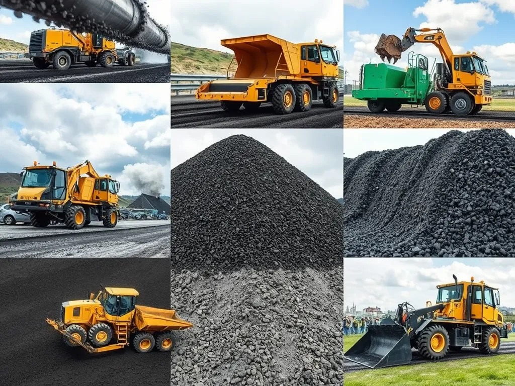 Heavy machinery used in asphalt recycling processes, highlighting the importance of sustainable pavement solutions.