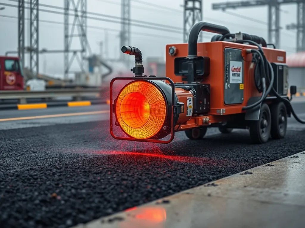 Asphalt heating equipment impacting asphalt setting time