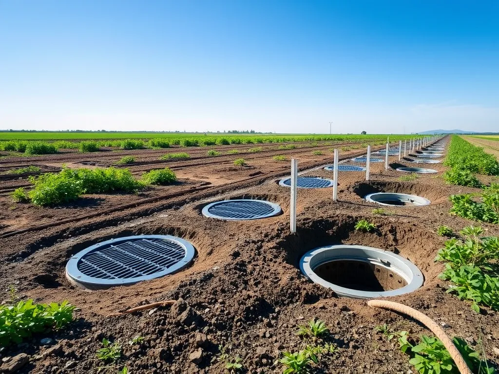 Trenches prepared for asphalt speed bumps installation, showcasing the groundwork necessary for proper placement and support.