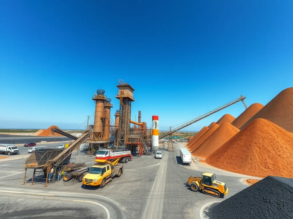 Asphalt manufacturing facility highlighting supply chain challenges