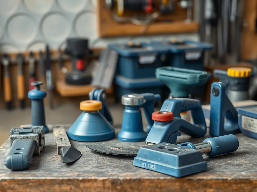 Various asphalt tools showcasing quality and industry standards.