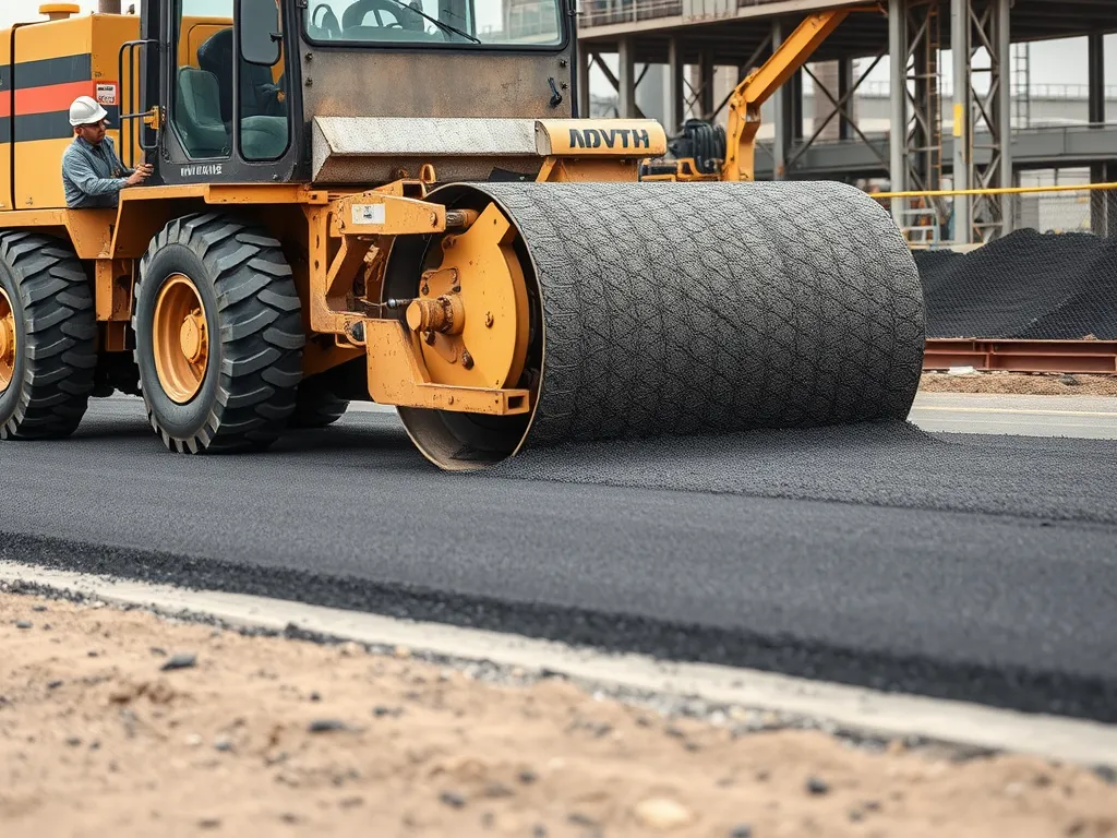 Heavy machinery used for asphalt paving from top brands