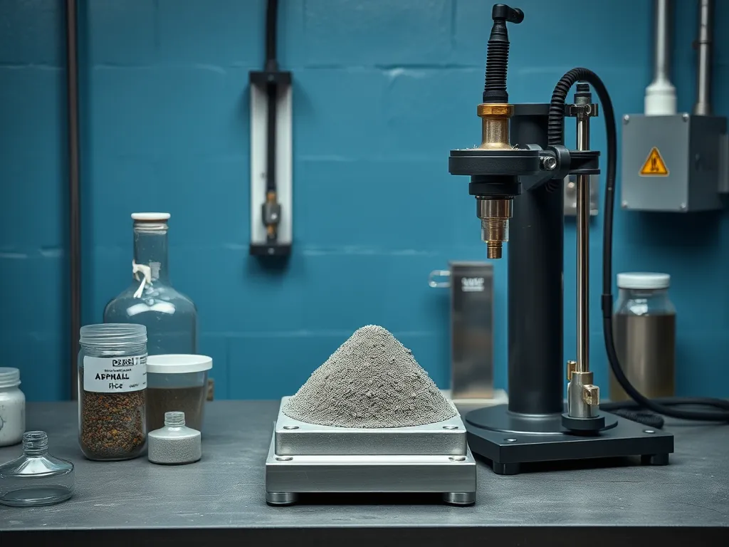 Equipment used for ASTM D2041 Theoretical Maximum Specific Gravity and Density Rice Test with asphalt samples