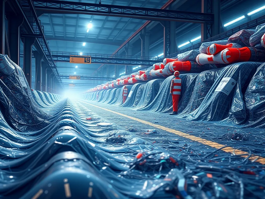 View of a construction site showing base layers being prepared for asphalt durability