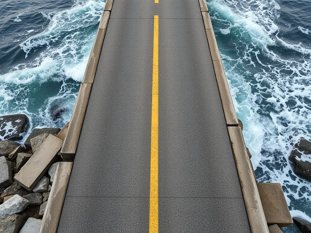 High-quality asphalt pavement ideal for parking lots.