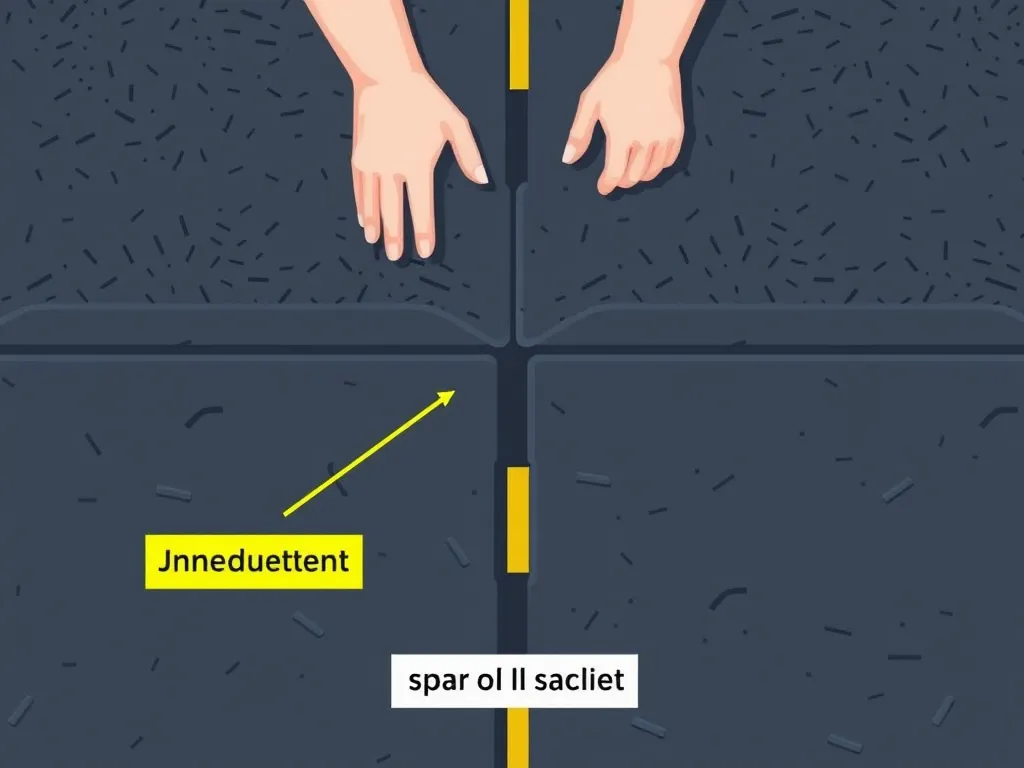 Illustration of best practices for joint placement in asphalt paving