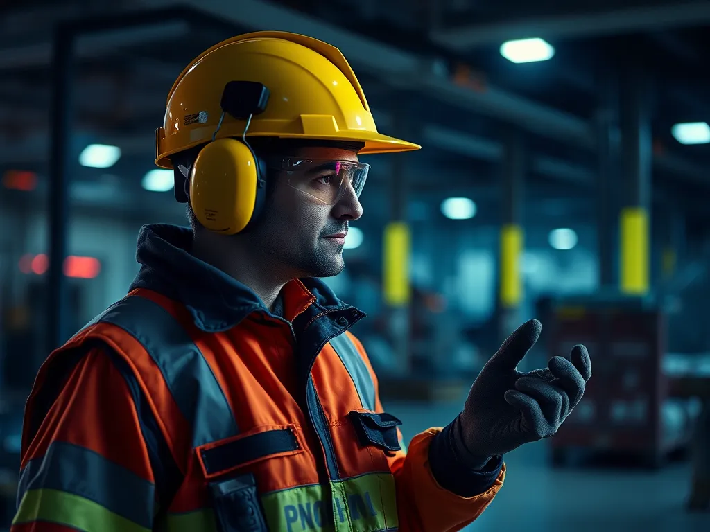 Construction worker in safety gear discussing best practices for using vibratory rollers.