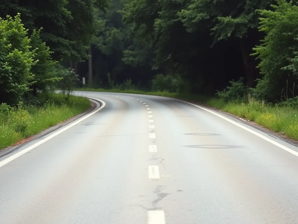 A smooth road representing the benefits of using bio-based asphalt systems in sustainable infrastructure.