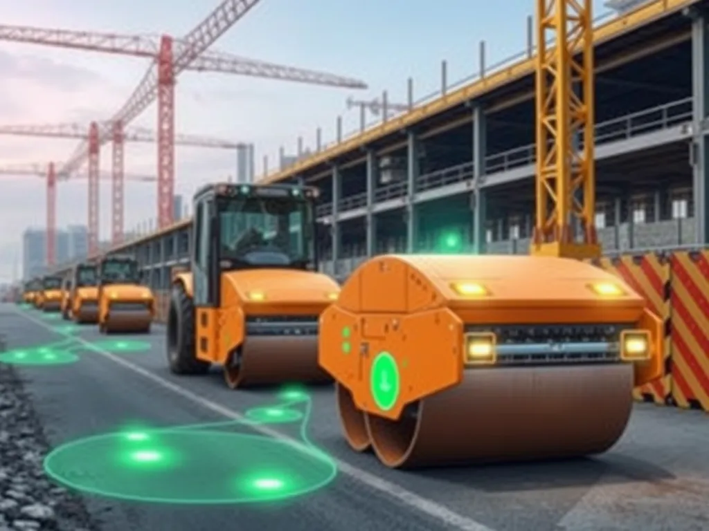 Heavy machinery for addressing compaction failures at a construction site