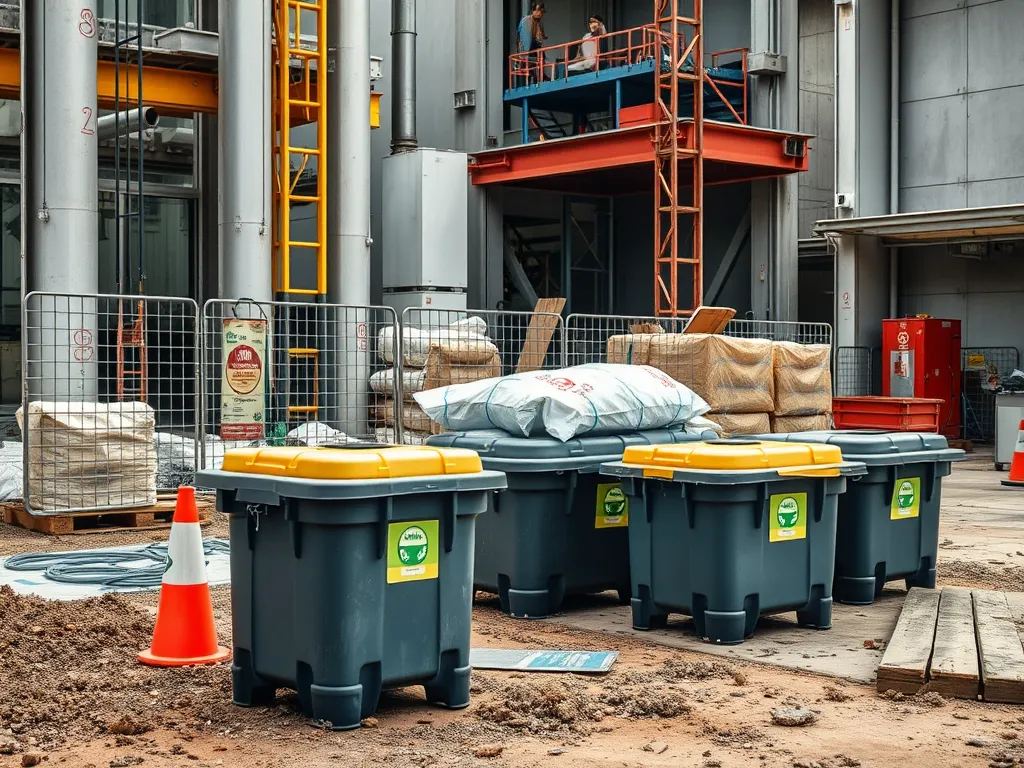 Various crack filling tools and materials used in construction for crack repair.