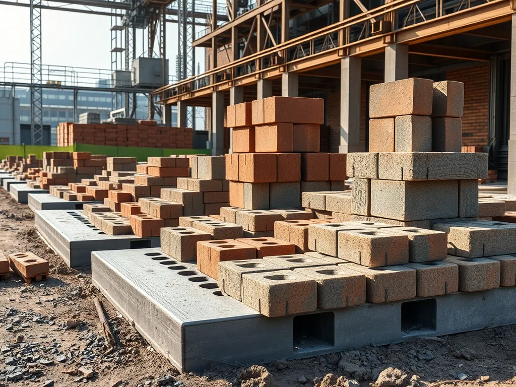 Various types of paver blocks used in paving, showcasing different shapes and materials for construction.