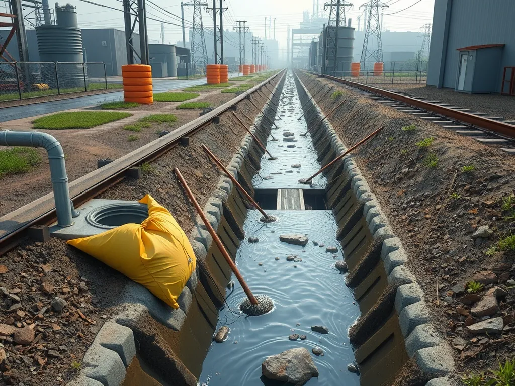 Effective drainage system essential for asphalt maintenance to prevent water accumulation and damage.