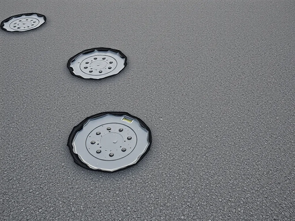 Close-up of enhanced driveway surface with durable materials for improved longevity