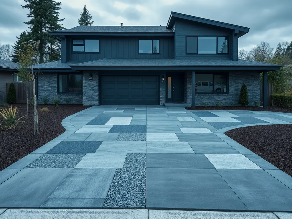Modern driveway materials enhancing property value
