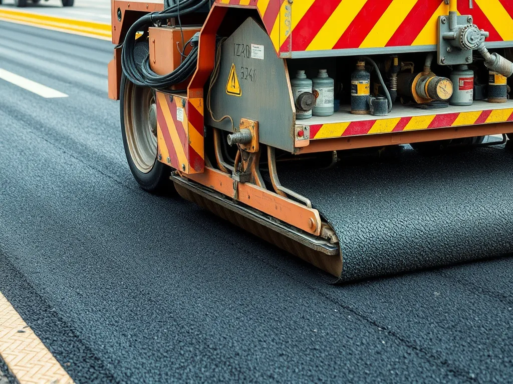 Operator training for effective use of paver machines on road construction