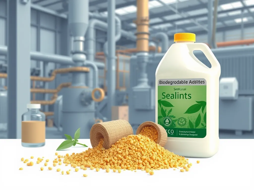 Biodegradable additives and sealants used in environmentally friendly sealcoating practices.