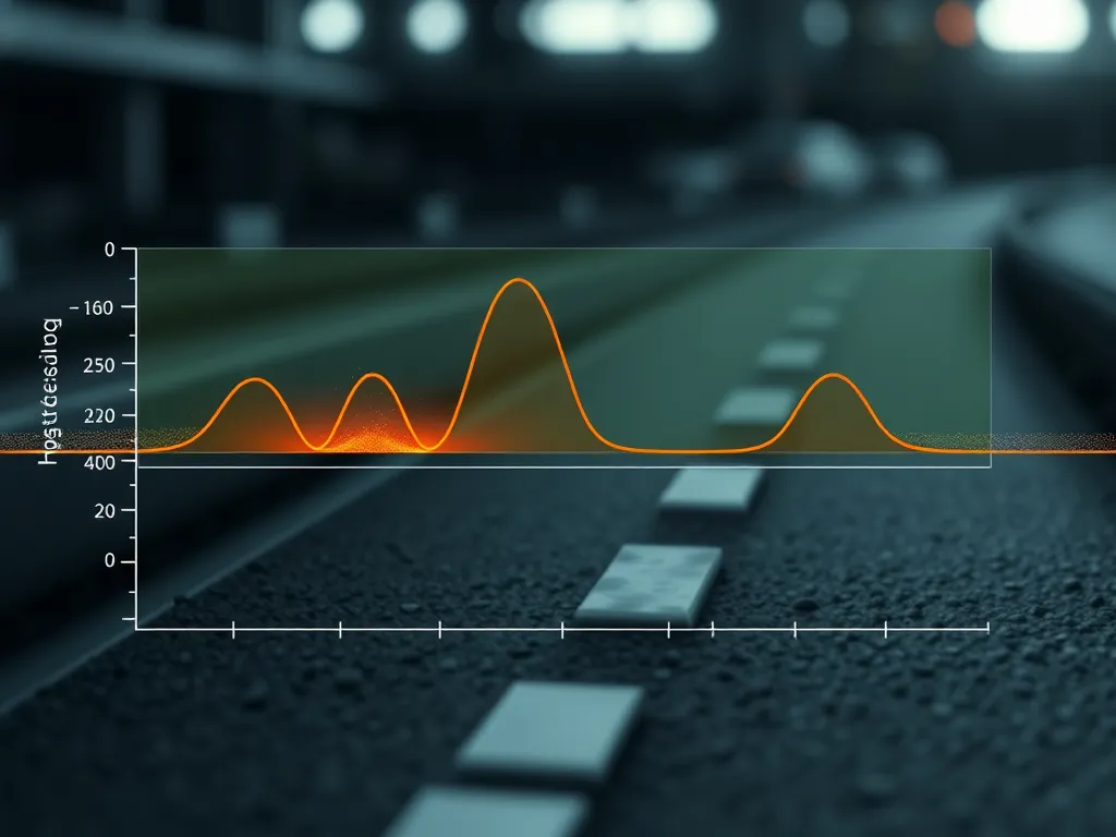 Graph illustrating the results of fatigue testing methodologies, showcasing stress cycles over time.