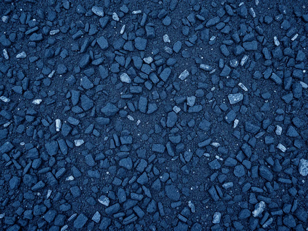 Close-up view of Fiber Reinforced Asphalt Concrete (FRAC) showcasing the unique texture and aggregate composition