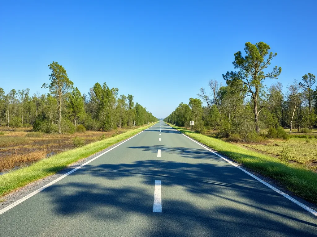 Image of a well-maintained asphalt road, essential for assessing financial viability of asphalt investments.