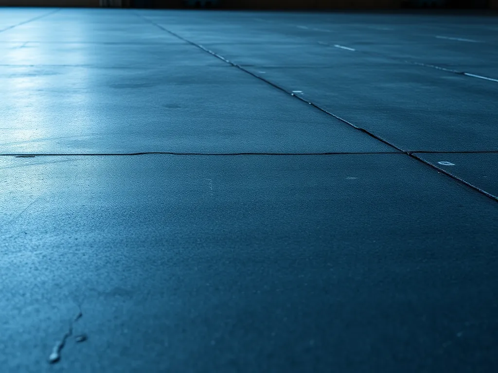 Smooth and durable asphalt flooring ideal for industrial applications.