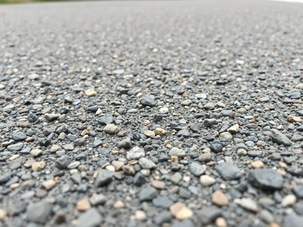 Close-up of a driveway surface showcasing innovative maintenance technologies and materials