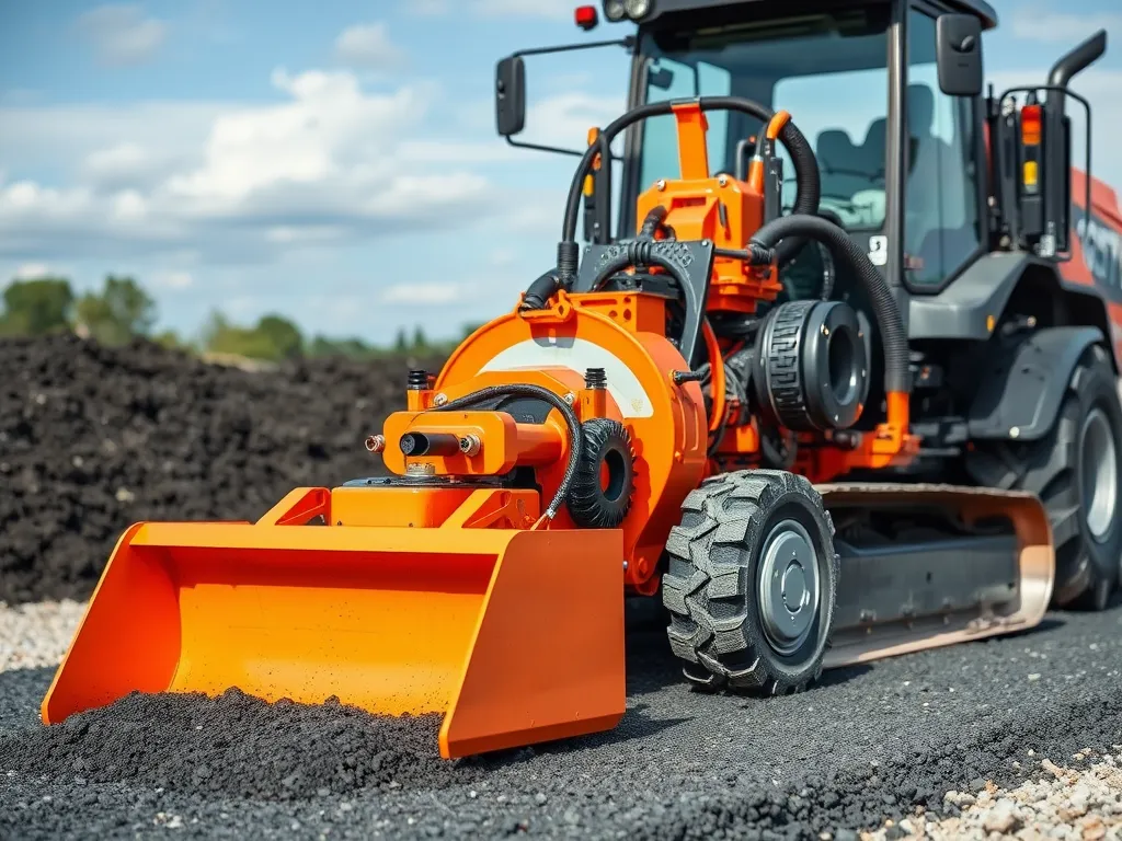 Advanced excavation tool designed for asphalt projects to enhance efficiency and precision.