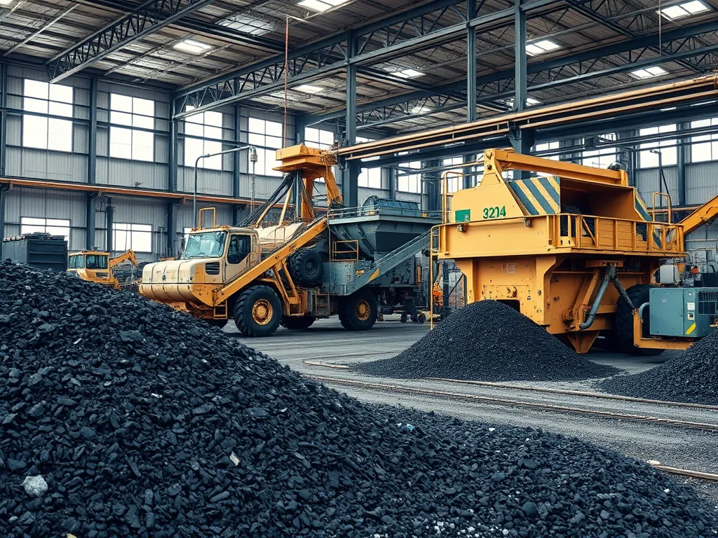 Asphalt production process with machinery and materials, focusing on life cycle analysis of asphalt products.