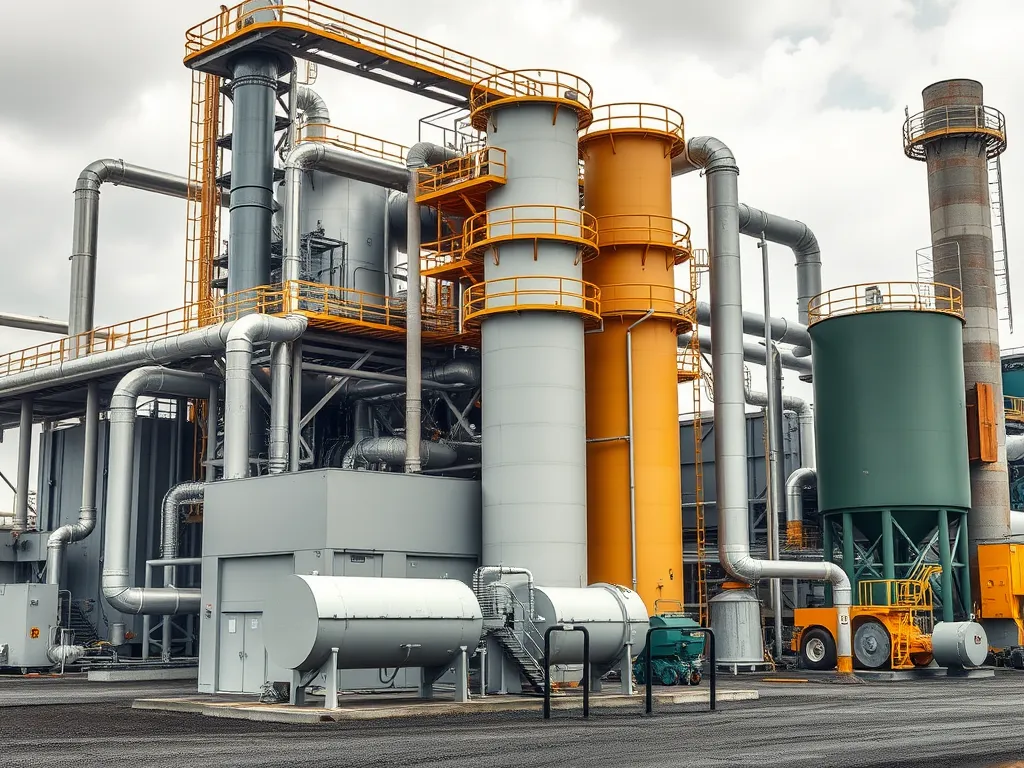 Asphalt mixing plant exhibiting compliance with local regulations critical for application quality.