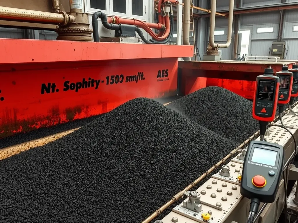 Image showing the analysis of Marshall test results for asphalt content and stability.