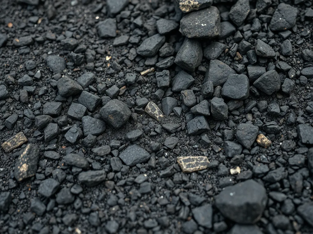 Close-up of soil sample for Marshall test interpretation relevant to material characterization.