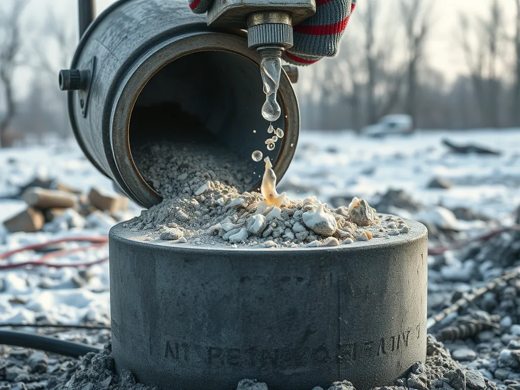 Close-up of asphalt being poured for driveway installation, illustrating common misconceptions about asphalt driveways.