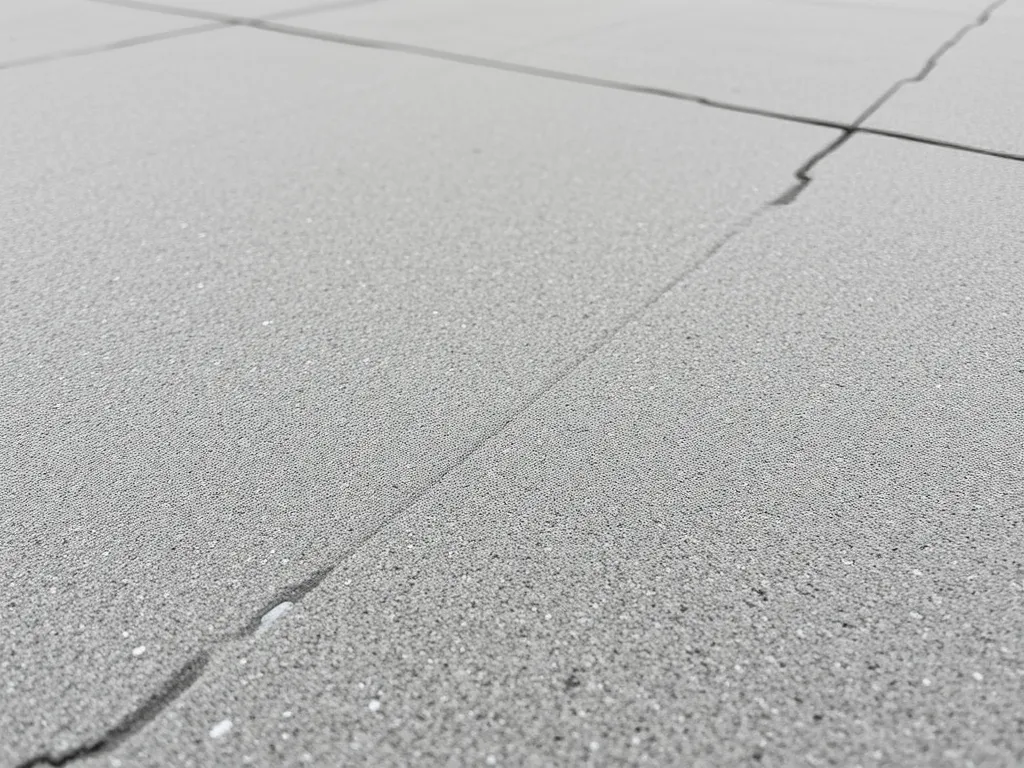 Close-up of a polymer modified asphalt surface showing its texture and durability.
