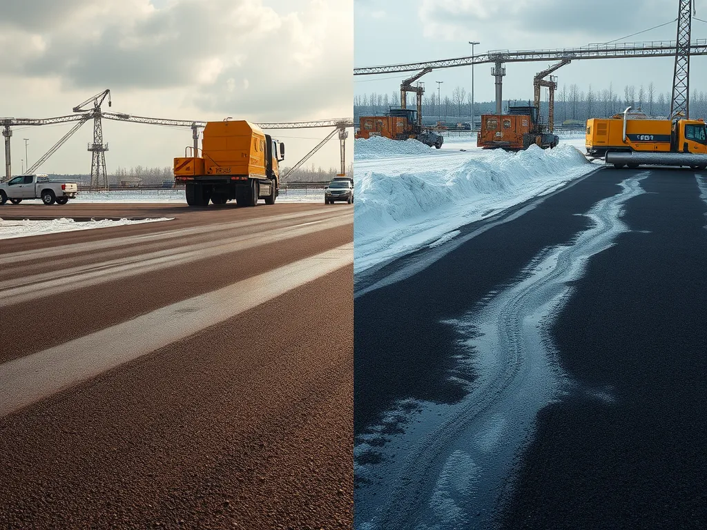 Equipment and processes involved in the proper drying and curing time of asphalt.