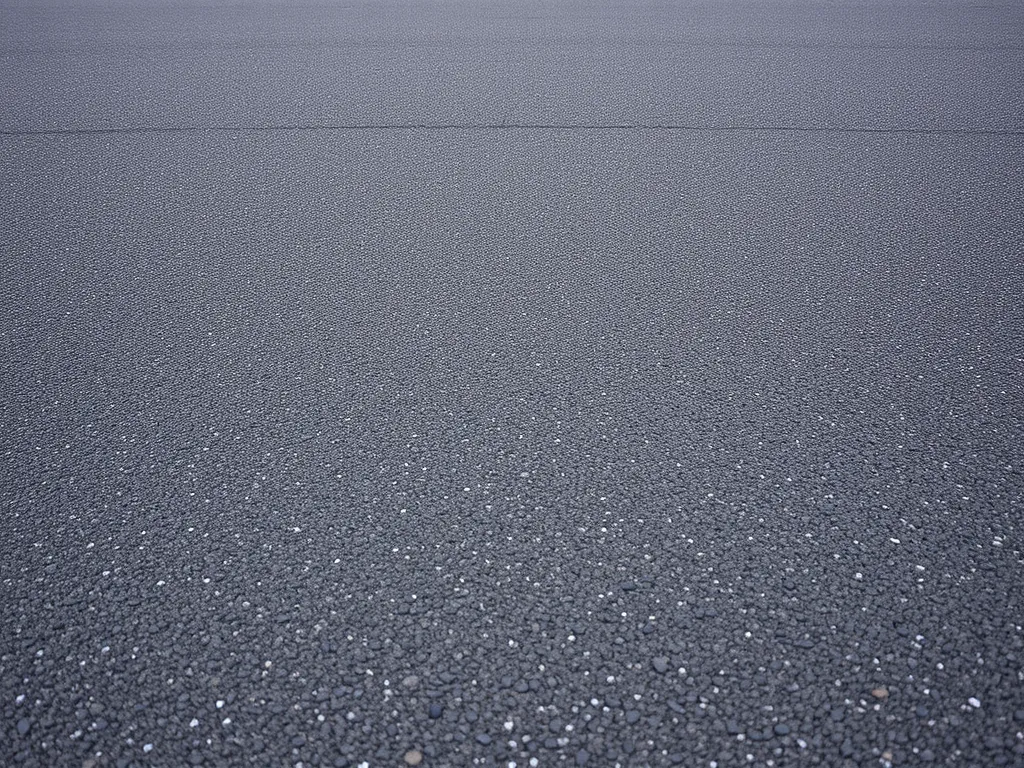 Close-up view of quality asphalt materials highlighting texture and composition