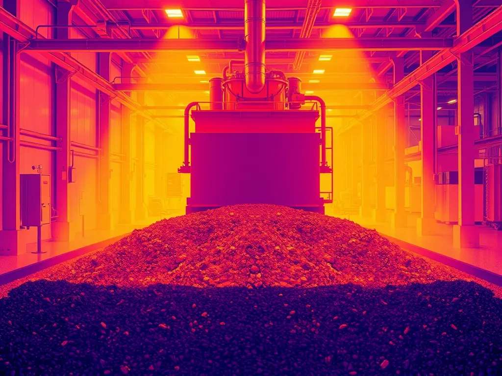 Image depicting processed reclaimed asphalt pavement material showcasing its environmental benefits.